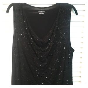 Dressy sequin top